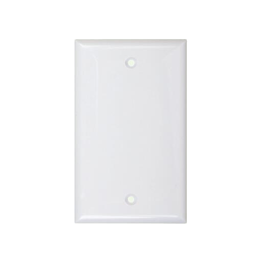 5 Pack White 1-Gang Blank Wall Face Plates – Single Gang Outlet Switch Cover